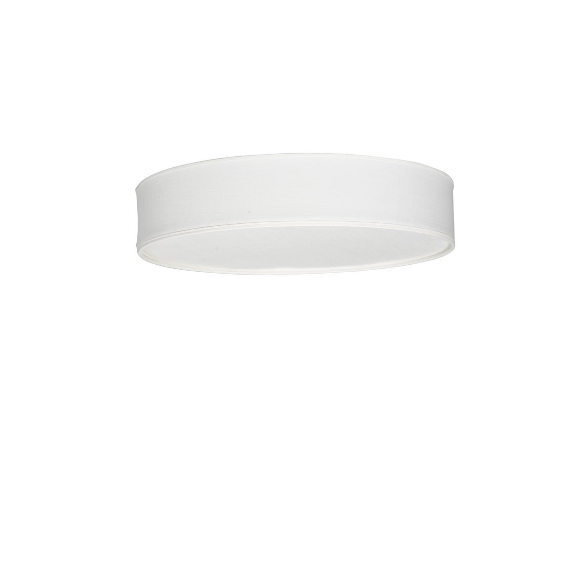 Soft plafond Ø60 vit linne