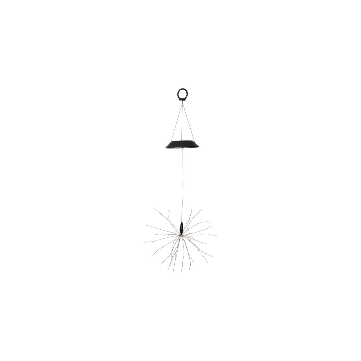 Solcellsdekoration Firework Solar Svart