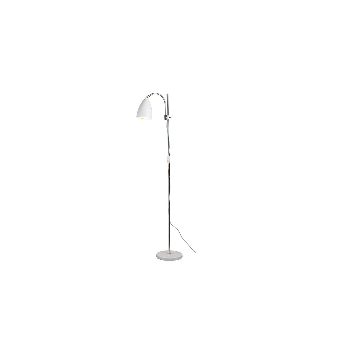 Sway golvlampa mattvit