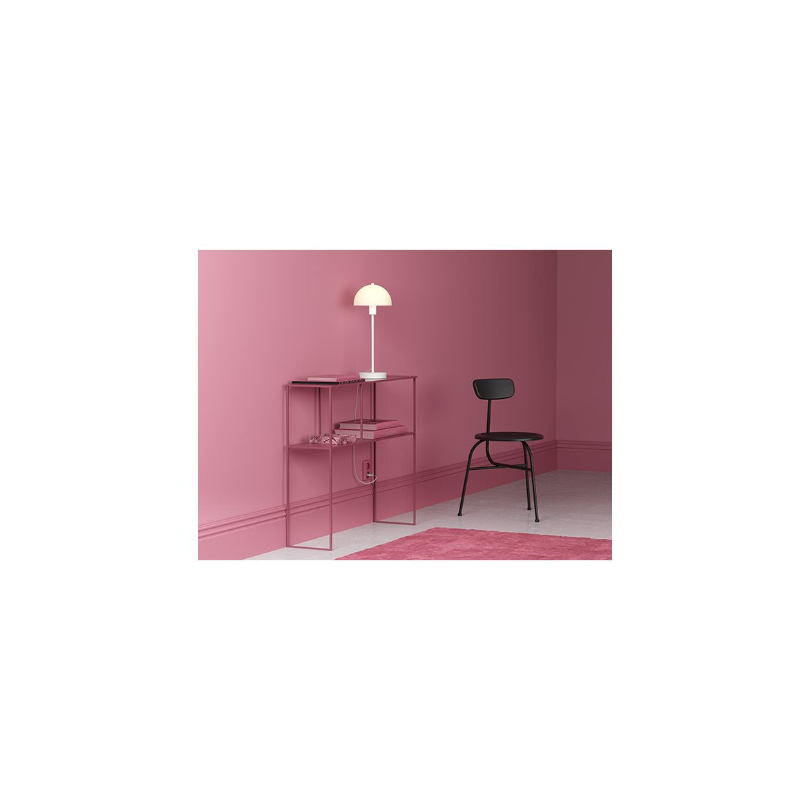 Vienda bordslampa vit/opal glas