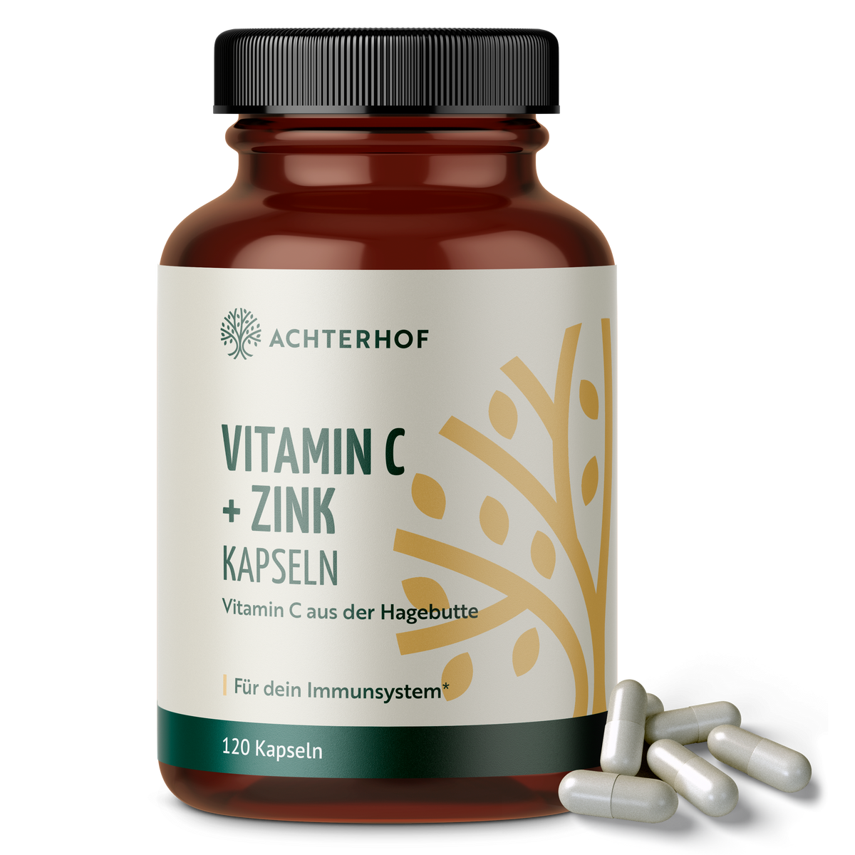 Vitamin C und Zink Kapseln (120 Kapseln)
