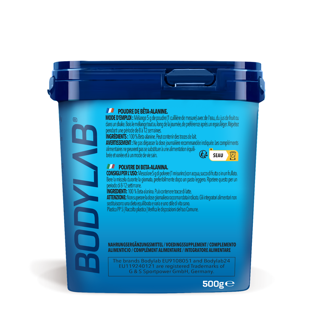 3 x Beta-Alanine (je 500g)