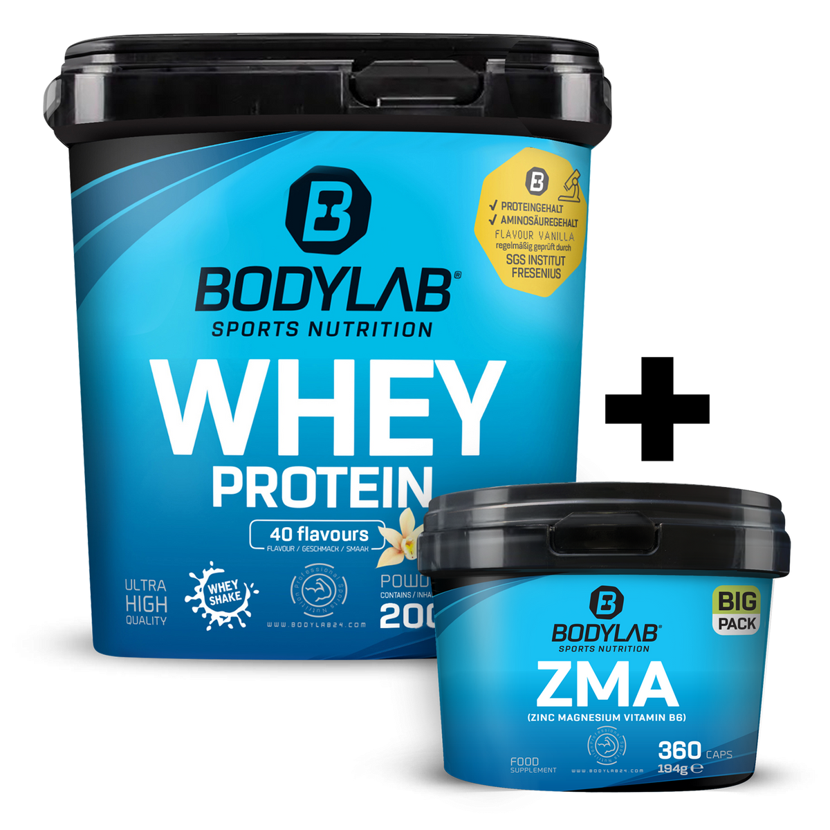 Whey + BIG PACK ZMA (360 Kapseln)