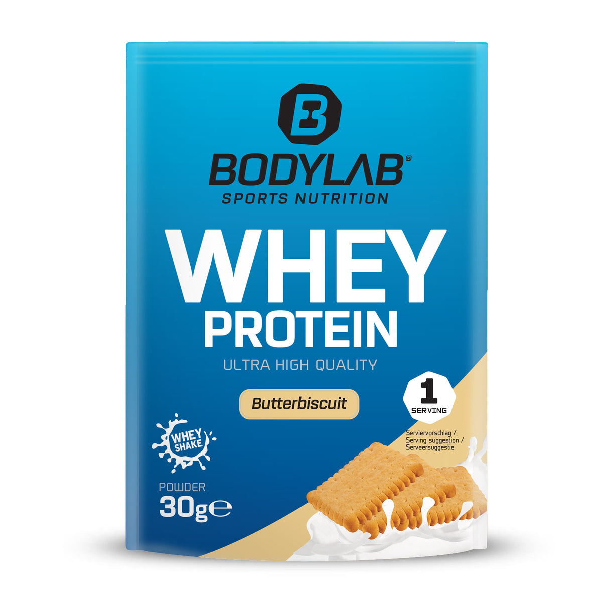 Whey Protein Probierboxen (8 Proben je 30g) Box 3: Vanilla – Banana – Raspberry Yogurt – Pistachio – Butter Biscuit – Cinnamon Rice Pudding – Hazelnut Cocoa and Strawberry White Chocolate.