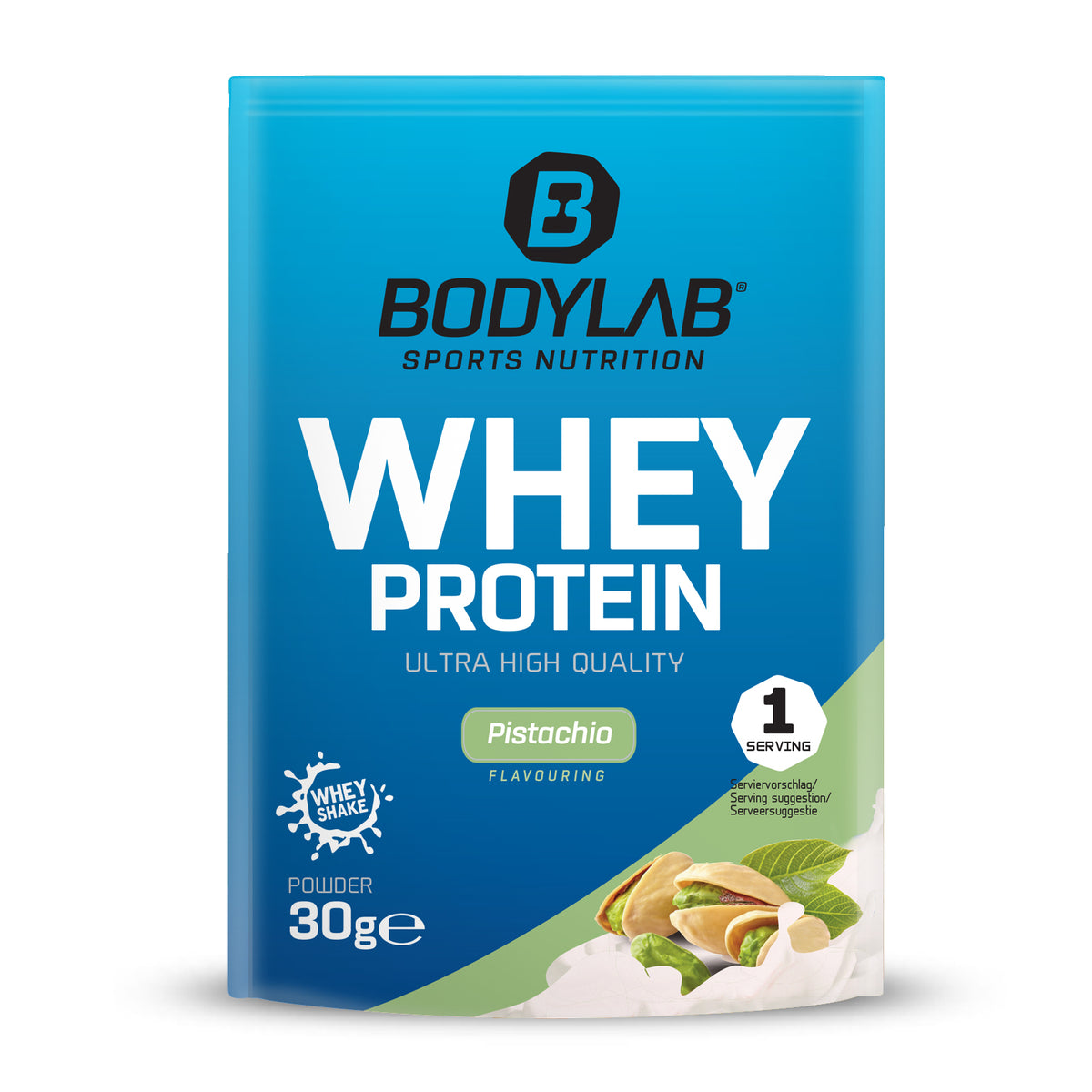 Whey Protein Probierboxen (8 Proben je 30g) Box 3: Vanilla – Banana – Raspberry Yogurt – Pistachio – Butter Biscuit – Cinnamon Rice Pudding – Hazelnut Cocoa and Strawberry White Chocolate.