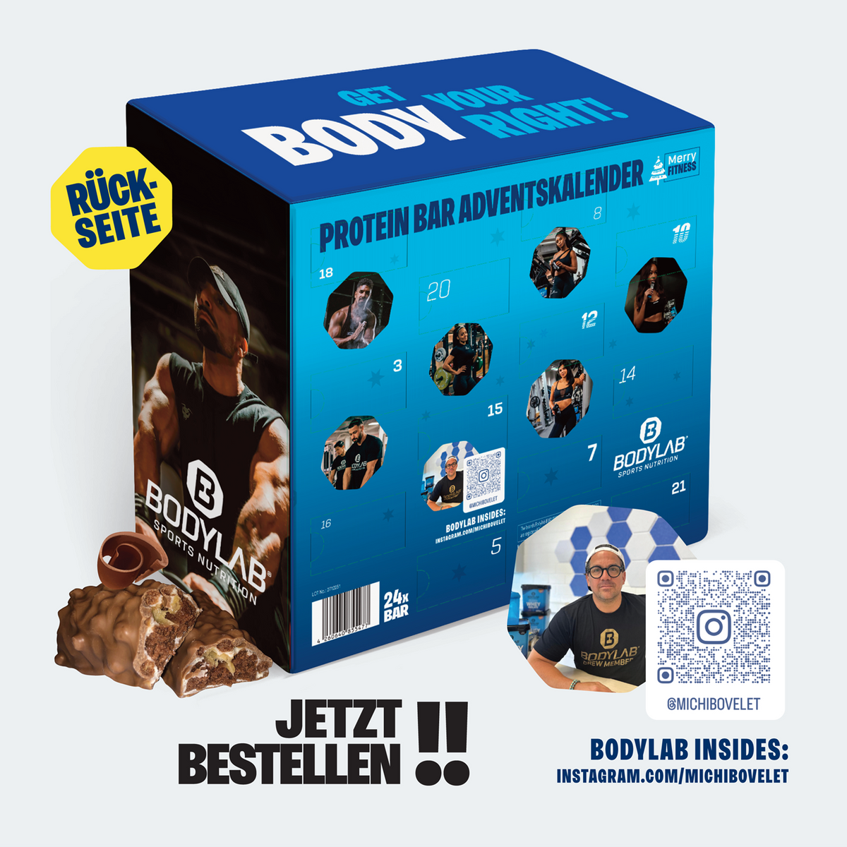 BODYLAB Riegel Adventskalender