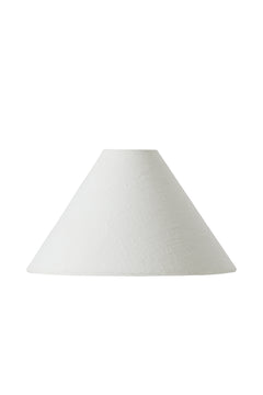 Lampshade Qvist Conical, 102 Linen Off-White, 25cm