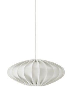 Pendant Lamp Qvist Oval, 103 Linen Off-White, 58cm