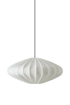 Pendant Lamp Qvist Oval, 103 Linen Off-White, 78cm