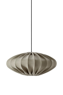 Pendant Lamp Qvist Oval, 103 Linen Natural, 58cm