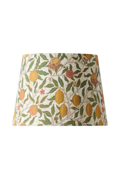 Lampshade Qvist Classic Round, William Morris Fruit, White, 32cm
