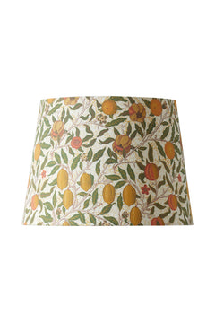 Lampshade Qvist Classic Round, William Morris Fruit, White, 38cm
