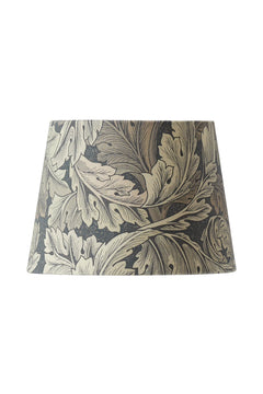 Lampshade Qvist Classic Round, William Morris Acanthus, Grey, 18cm