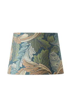 Lampshade Qvist Classic Round, William Morris Acanthus, Blue, 18cm