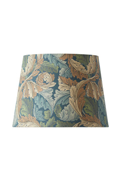 Lampshade Qvist Classic Round, William Morris Acanthus, Blue, 32cm