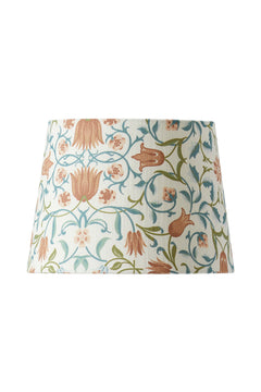 Lampshade Qvist Classic Round, William Morris Holland Park, White, 18cm