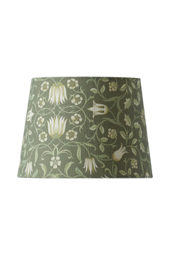Lampshade Qvist Classic Round, William Morris Holland Park, Green, 22cm