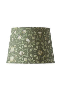 Lampshade Qvist Classic Round, William Morris Holland Park, Green, 27cm