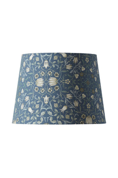 Lampshade Qvist Classic Round, William Morris Holland Park, Blue, 38cm