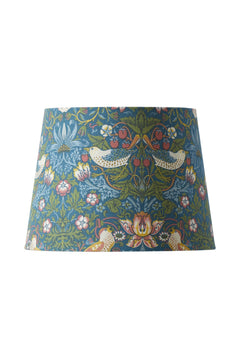 Lampshade Qvist Classic Round, William Morris Strawberry Thief, Blue, 22cm