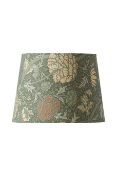 Lampshade Qvist Classic Round, William Morris Cray, Green, 18cm