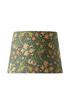 Lampshade Qvist Classic Round, William Morris Golden Lily, Black, 32cm