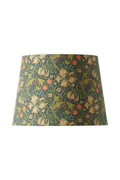 Lampshade Qvist Classic Round, William Morris Golden Lily, Black, 38cm