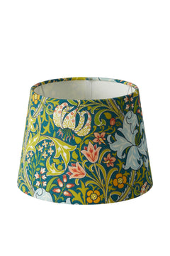 Lampshade Qvist Classic Round, William Morris Golden Lily, Blue, 18cm