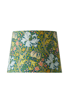 Lampshade Qvist Classic Round, William Morris Golden Lily, Blue, 27cm