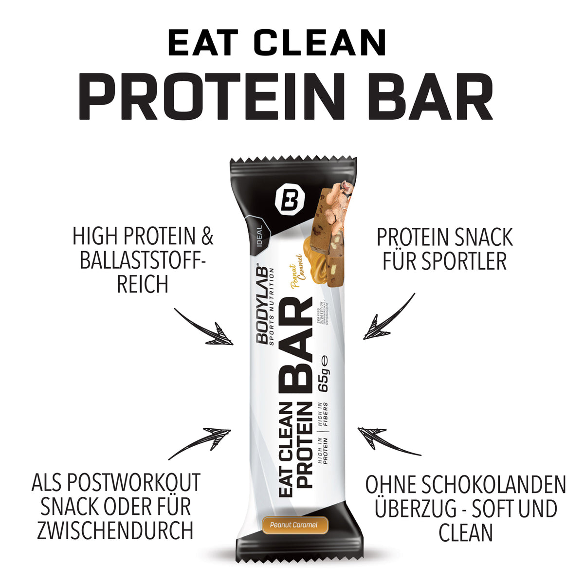 3 x Eat Clean Protein Bar (je 12x65g)