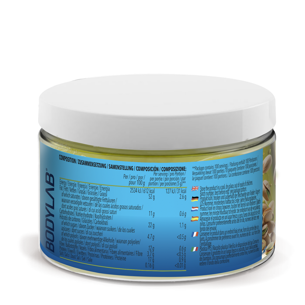 Pistachio White Chocolate Spread (500g)