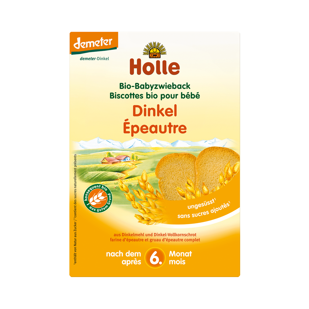 Demeter Babyzwieback Dinkel nach dem 6. Monat (200g)