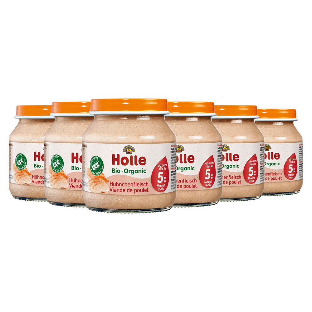 Hühnchenfleisch - 6x125g - Bio ab dem 5. Monat