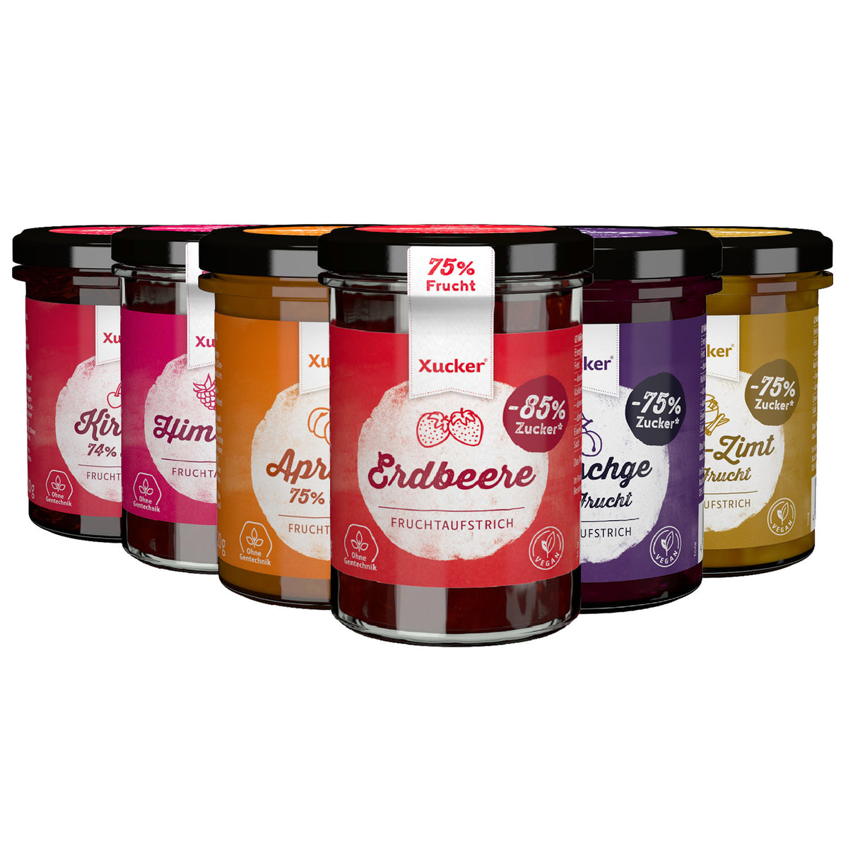 6x Fruchtaufstrich Probierpaket MIxed (6x220g)