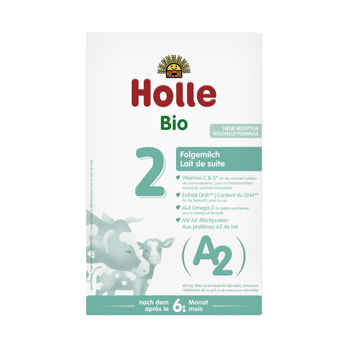 A2 Bio-Folgemilch 2 nach dem 6. Monat (400g)