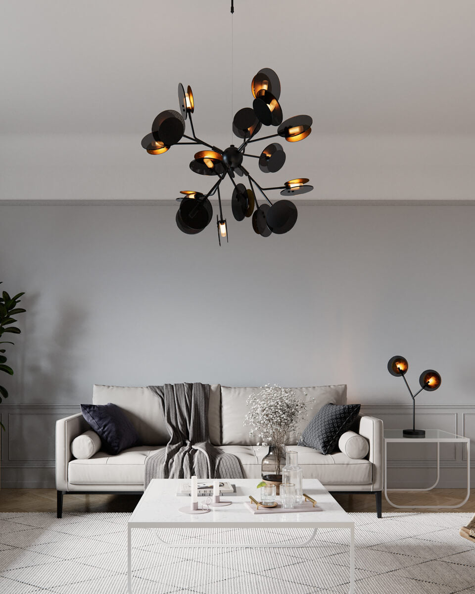 Turno bordslampa matt svart