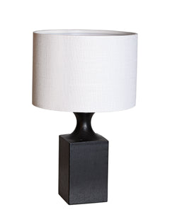 Woody bordslampa svart/vit
