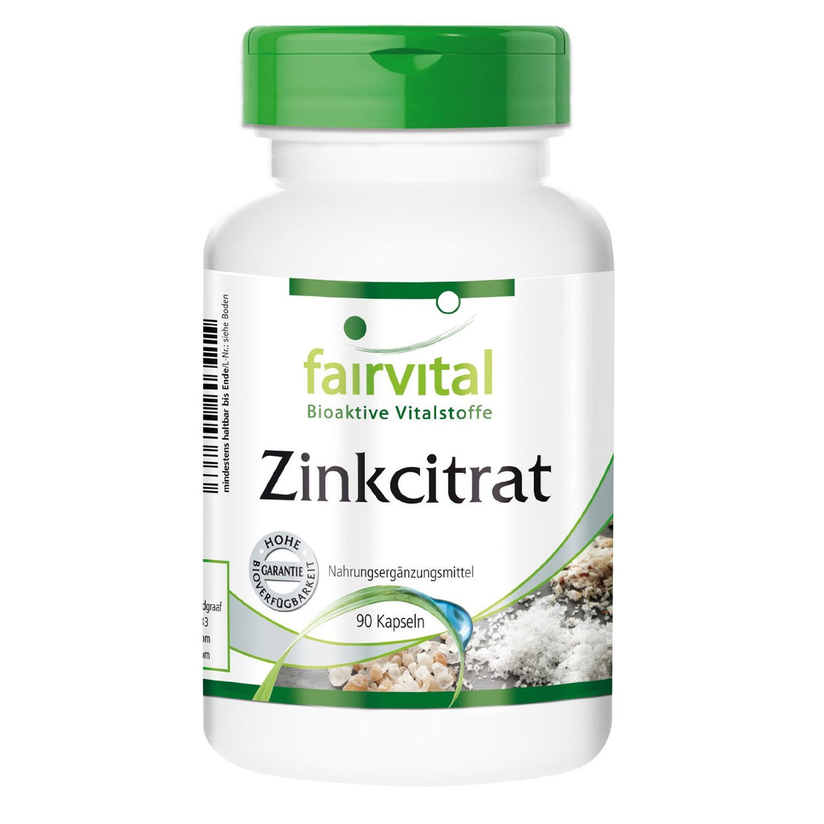 Zinkcitrat mit 50mg Zink (90 Kapseln)
