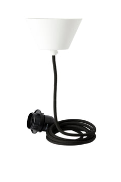 Ceiling canopy Qvist 901, Black, 200cm