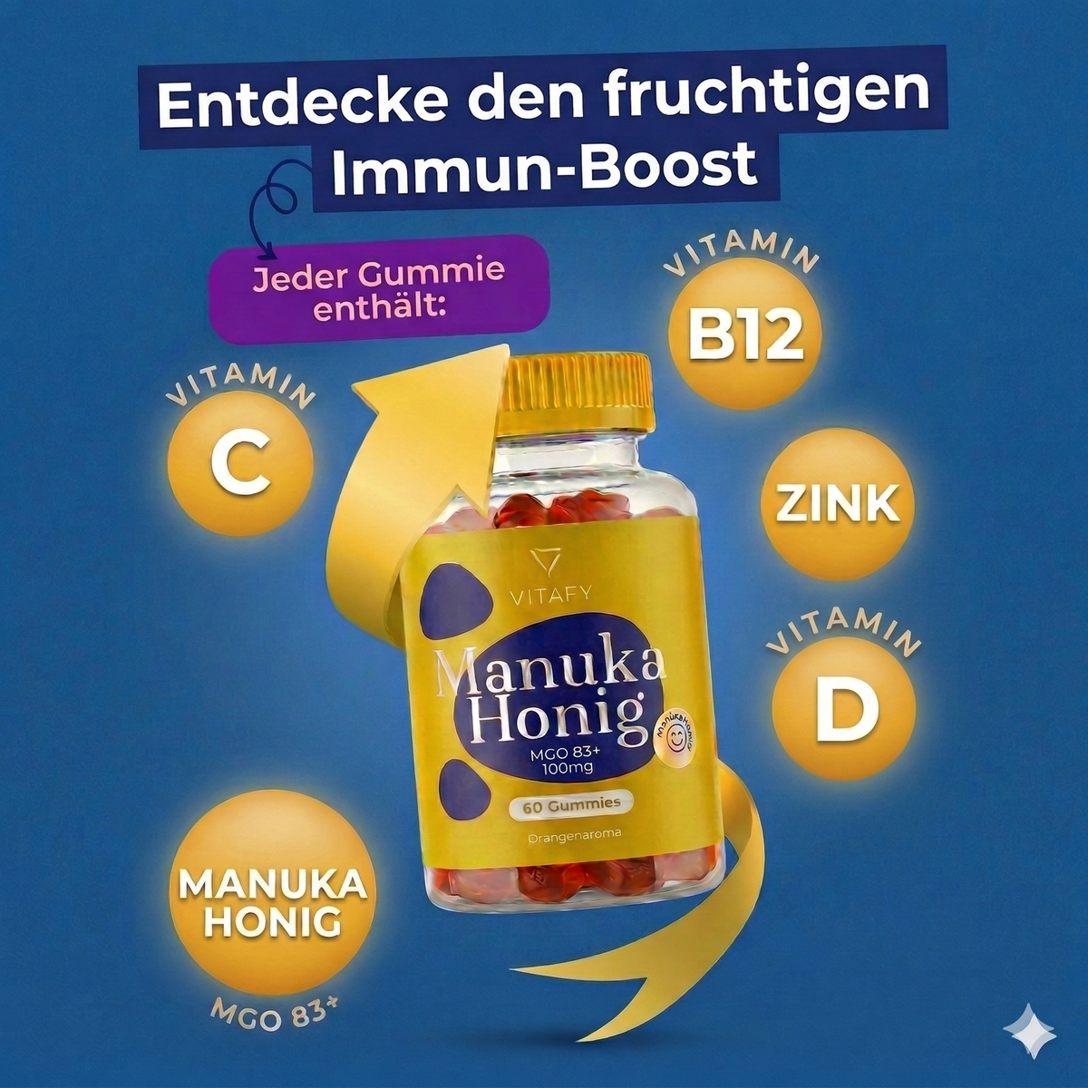 Manuka Honig (60 Gummies)