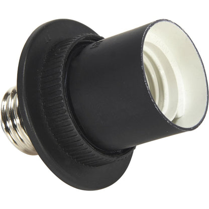 Adapter m. skärmring E27 till E27