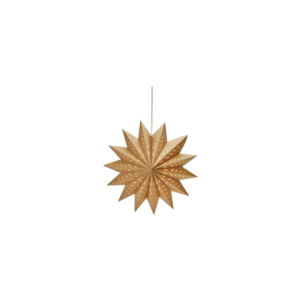 Alfa Julstjärna Brun 60 cm