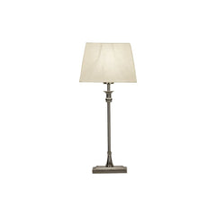 ANETTE bordslampa silver/vit