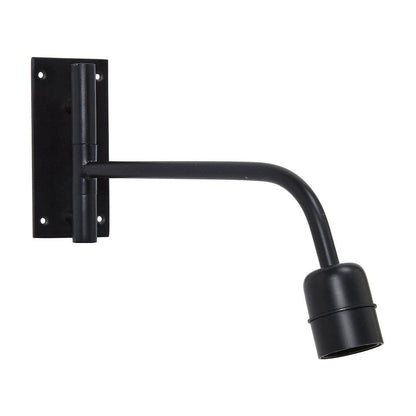 Base vägglampa svart