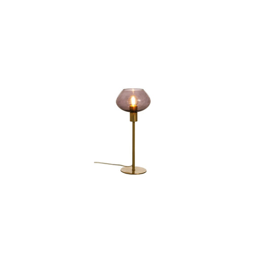 BELL bordslampa hög mässing/rök