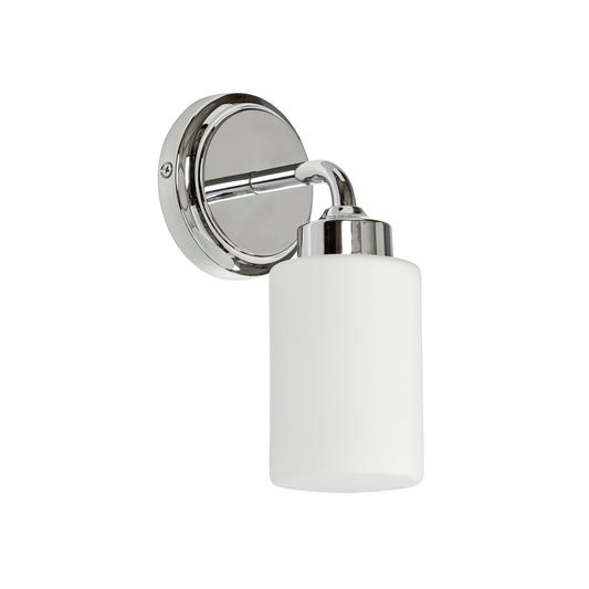 Boda badrumslampa krom enkel
