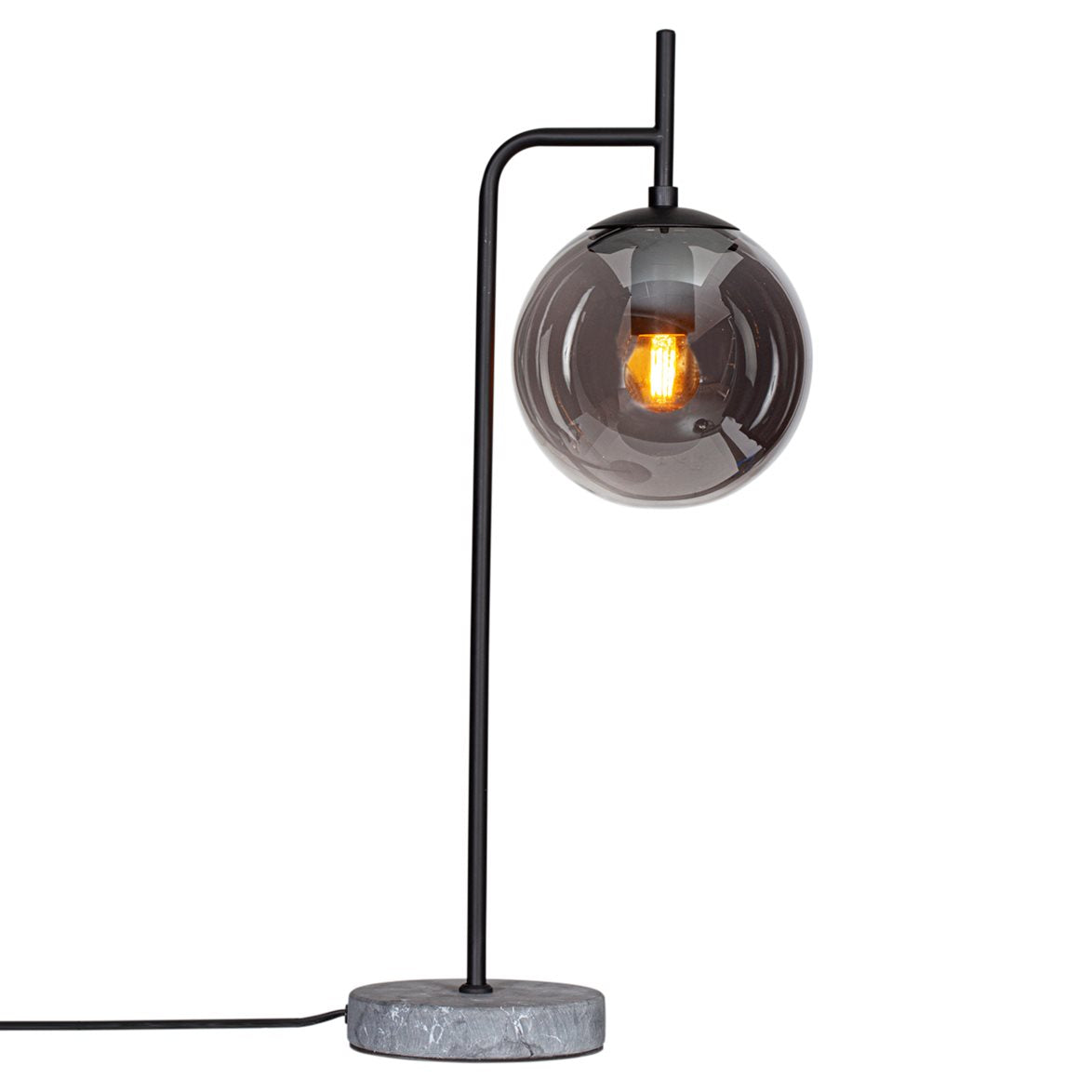 BOYLE bordslampa svart/rök