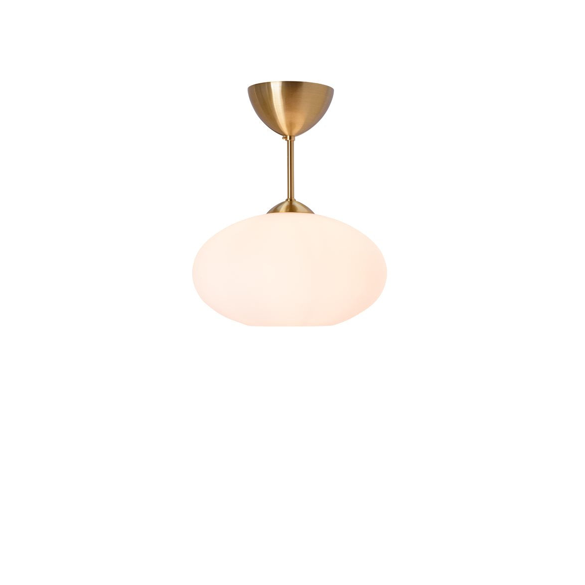 Bullo plafond mässing/opal lång