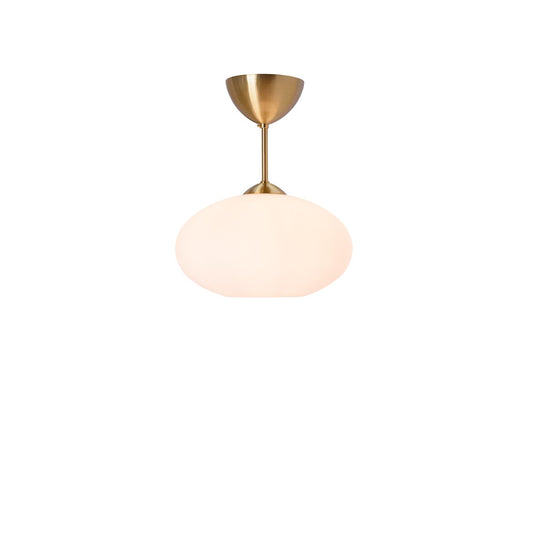 Bullo plafond mässing/opal lång