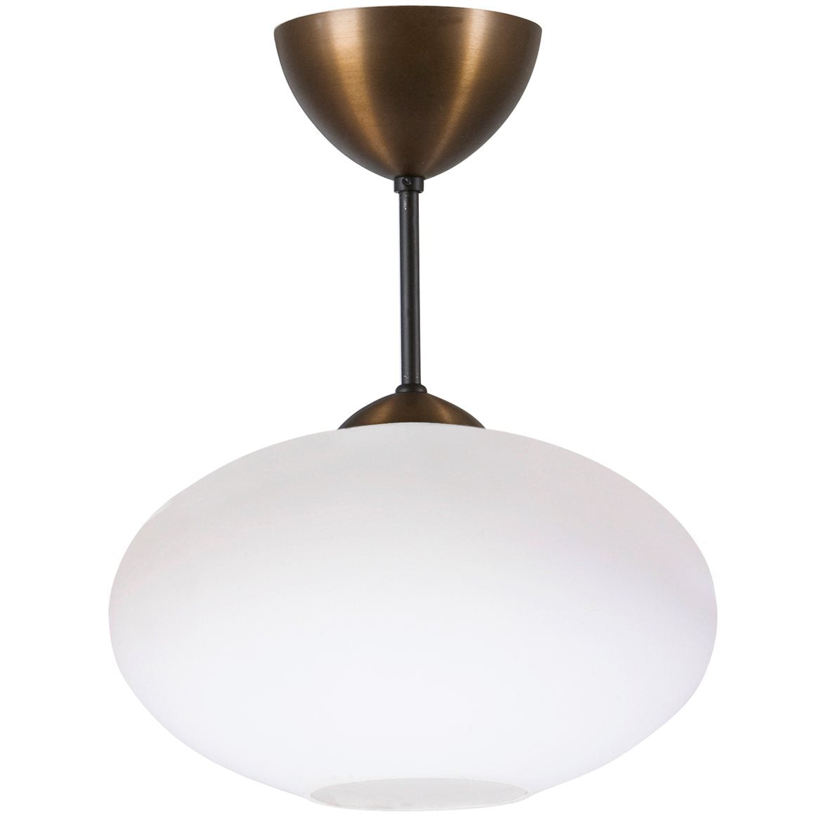 Bullo plafond oxid/opal lång